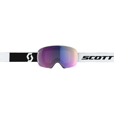 Превью Горнолыжная маска для переменной облачности Маска горнолыжная SCOTT LCG Evo Team White/Black/Enhancer Teal Chrome (403288-7068315)